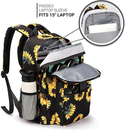 ZORFIN 26L Backpack for College, and Travel: Water Resistant Bookbag - Image 3