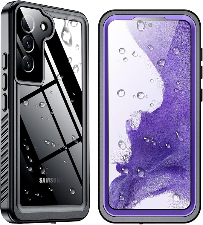 SPIDERCASE for Samsung Galaxy S22 Waterproof Case, IP68 Water Resistance Full by SPIDERCASE
