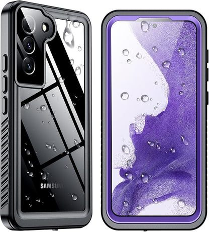 SPIDERCASE for Samsung Galaxy S22 Waterproof Case, IP68 Water Resistance Full by SPIDERCASE