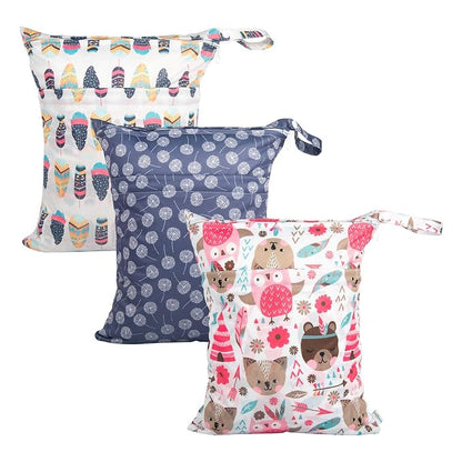 babygoal Wet Dry Bags for Baby Cloth Diapers, Washable Travel Bags, Gym Bag for by babygoal