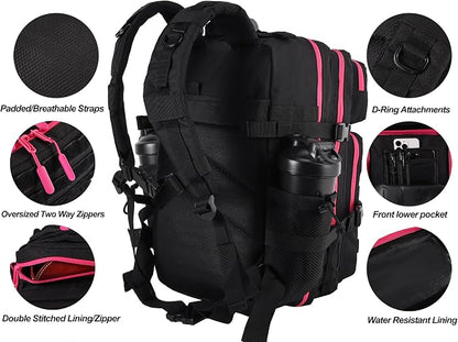 LHI Military Tactical Backpack for Men and Women 45L Army 3 Days Assault Pack - Image 4