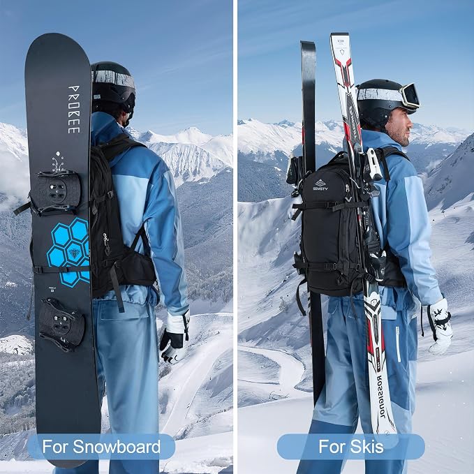 Ski and Snowboard Hydration Backpack, - Image 6
