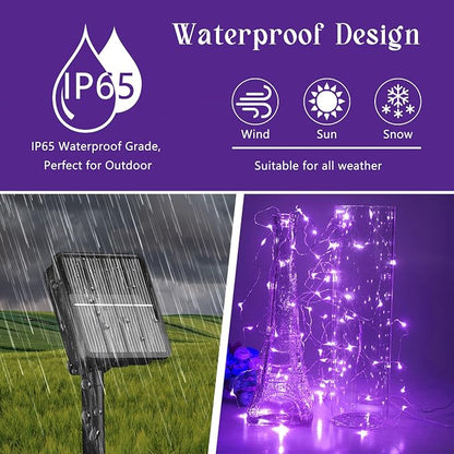 Selarlyt Solar String Lights for Outside, 72Ft 200 LED Solar Fairy Lights - Image 3