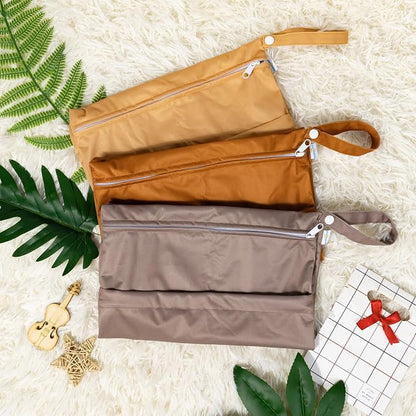 babygoal Wet Dry Bags for Baby Cloth Diapers, Washable Travel Bags, Gym Bag for - Image 7