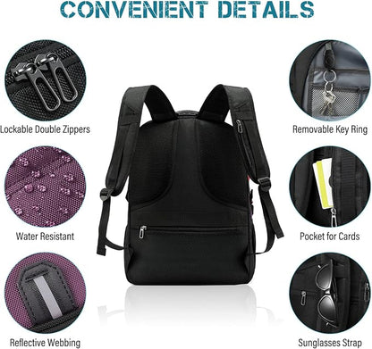 LOVEVOOK Travel Laptop Backpack Waterproof Anti Theft Backpack - Image 5