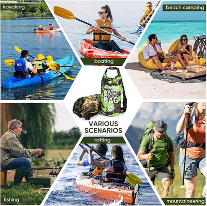 Waterproof Dry Bag 5L/10L/15L/20L/30L Roll Top Dry Storage Backpack - Image 7