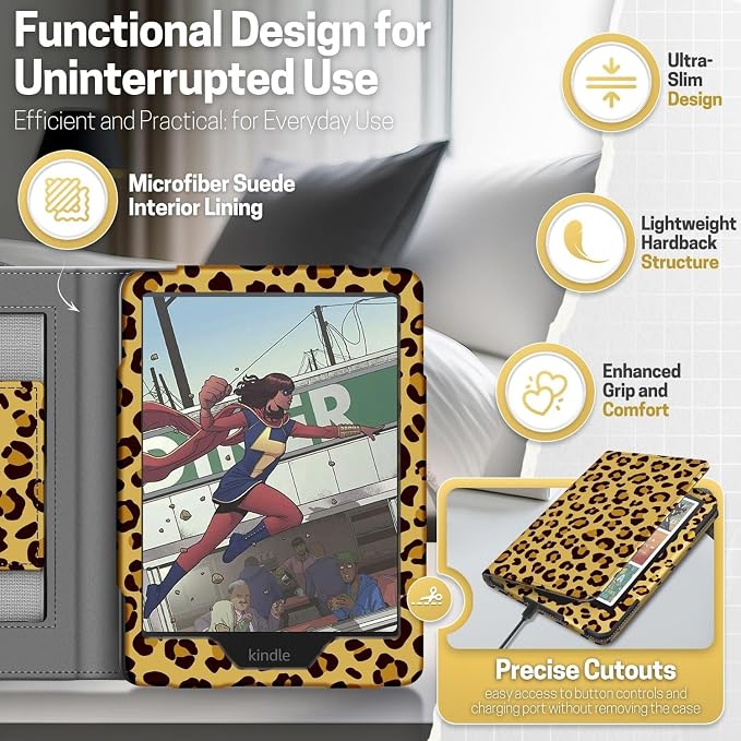 TNP Stand Case for Kindle Paperwhite 12th Generation 2024 / Kindle Colorsoft - Image 9