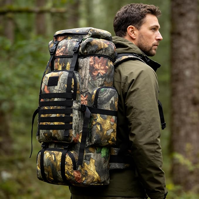 Hiking Backpack for Men 70L/100L Camping Backpack Military Rucksack Molle 3 - Image 7