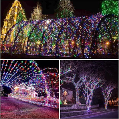 Extra-Long Solar String Lights for Outside, 4 Pack 400LED Solar Fairy Lights - Image 7