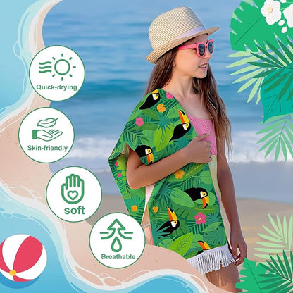 Peryiter 24 Pack Microfiber Oversize Turkish Beach Towel Set 12 Large Absorbent - Image 3