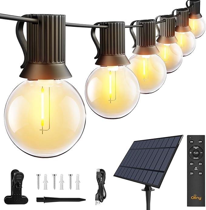 Ollny 110FT Solar String Lights by Ollny