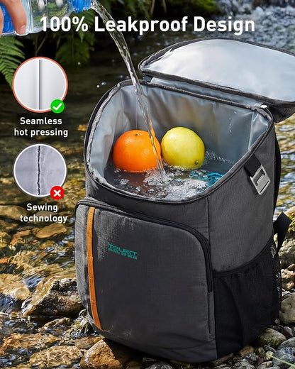 TOURIT Cooler Backpack Lightweight Insulated Backpack Cooler Leak-Proof - Image 4