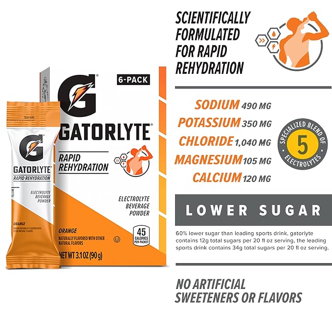 Gatorlyte Powder, Makes 20 Fl Oz - Image 3