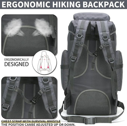 Hiking Backpack for Men 70L/100L Camping Backpack Military Rucksack Molle 3 - Image 5