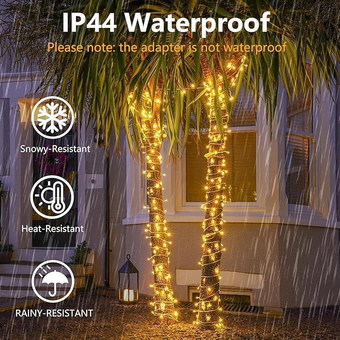 66FT 200LED Christmas String Lights Outdoor/Indoor, Extendable Twinkle Fairy - Image 4
