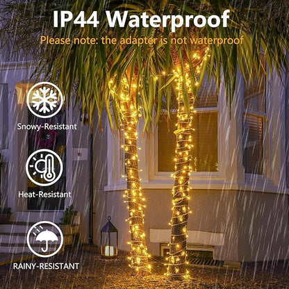 66FT 200LED Christmas String Lights Outdoor/Indoor, Extendable Twinkle Fairy - Image 4