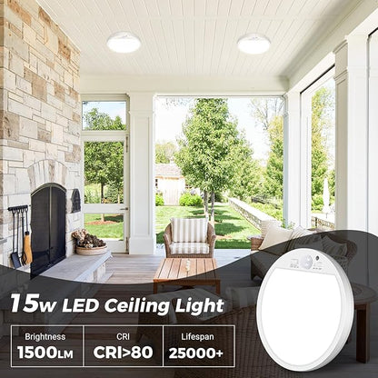 slochi Motion Sensor Light Indoor Hardwired PIR, 3000K/4000K/6500K LED Closet - Image 8