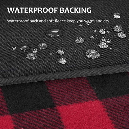 Tirrinia Large Waterproof Outdoor Blanket, Soft Warm Windproof Stadium Blanket - Image 2