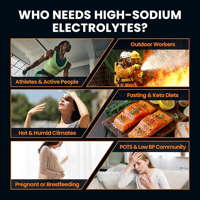 Venture Pal High Sodium Electrolyte Powder Packets | Sugar Free Hydration Drink - Image 5