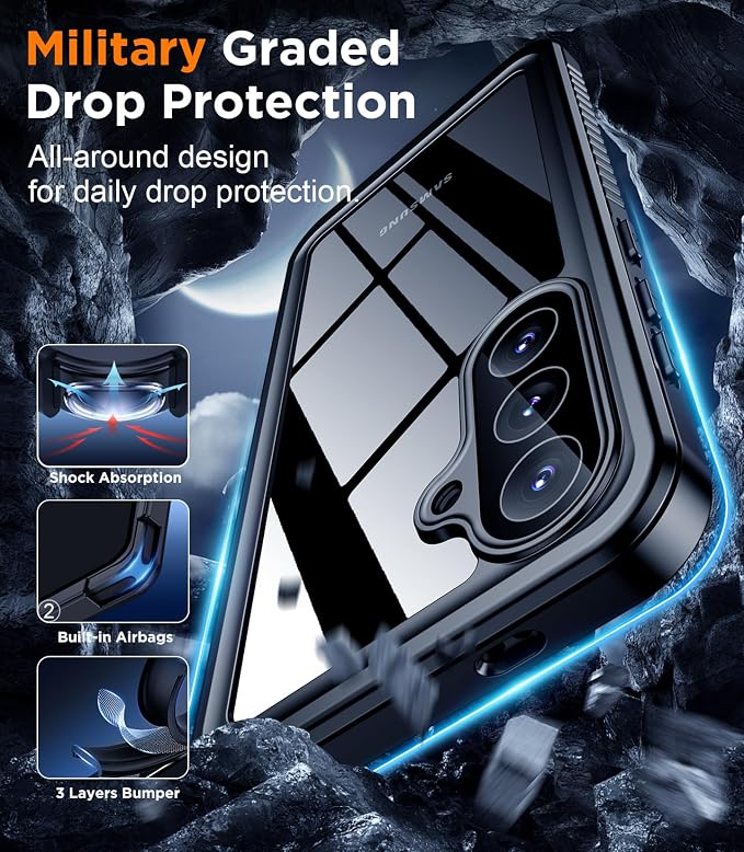Temdan Designed for Samsung Galaxy S26 Plus Case Waterproof, Built-in Lens & - Image 5