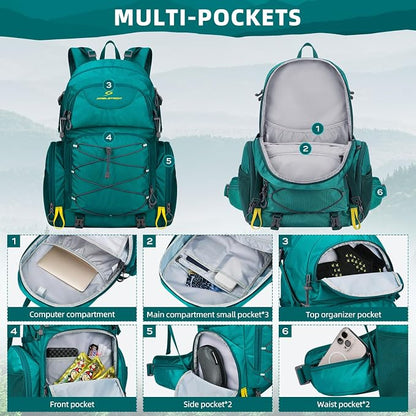 Maelstrom Hiking Backpack, 40L Waterproof Camping Daypack - Image 4