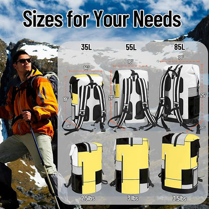 Dry Bag Waterproof Backpack for Women Men, 5L Small Roll Top Lightweight Dry - Image 3