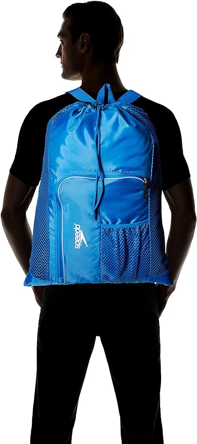 Speedo Unisex-Adult Drawstring Deluxe Ventilator Mesh Equipment Bag - Image 5