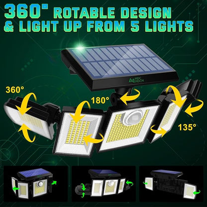 MDCMDCM Solar Lights Outdoor Waterproof Motion Sensor - Image 6