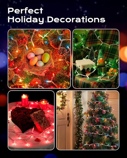 Brightown Multicolor Christmas Mini String Lights, 100-Count 26.5ft - Image 8