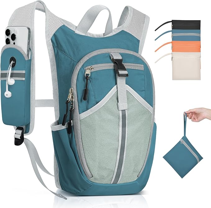 Small Hiking Backpack 10L-Lightweight Packable Foldable Backpack by Unknown