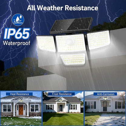 Adewalk 3000LM Solar Outdoor Lights - Image 8