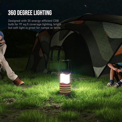 Lichamp LED Camping Lantern, 4 Pack Battery Powered Flashlight - Image 2