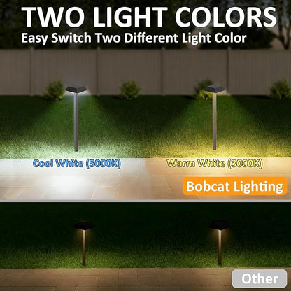 Super Bright 300 Lumens Solar Pathway Lights Outdoor, 2 Lighting Color Modes - Image 5