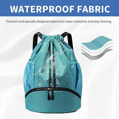 JELUTAR Drawstring Backpack Gym Bag - Image 4