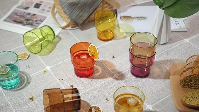 14 oz Plastic Stackable Drinking Tumblers, Dishwasher Safe, Durable - Image 10