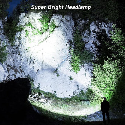 Blukar LED Headlamp, Super Bright Rechargeable Headlight Flashlight - Image 2