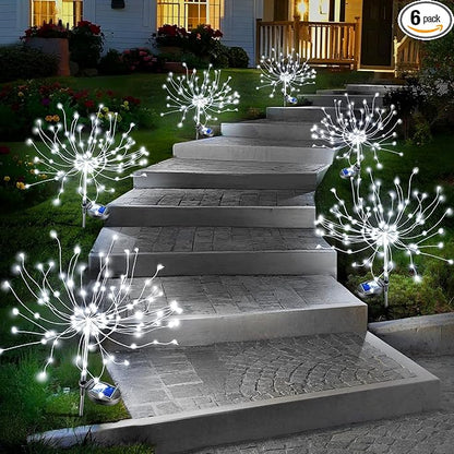 Anordsem Solar Garden Lights Outdoor: Fireworks Light Waterproof by Anordsem