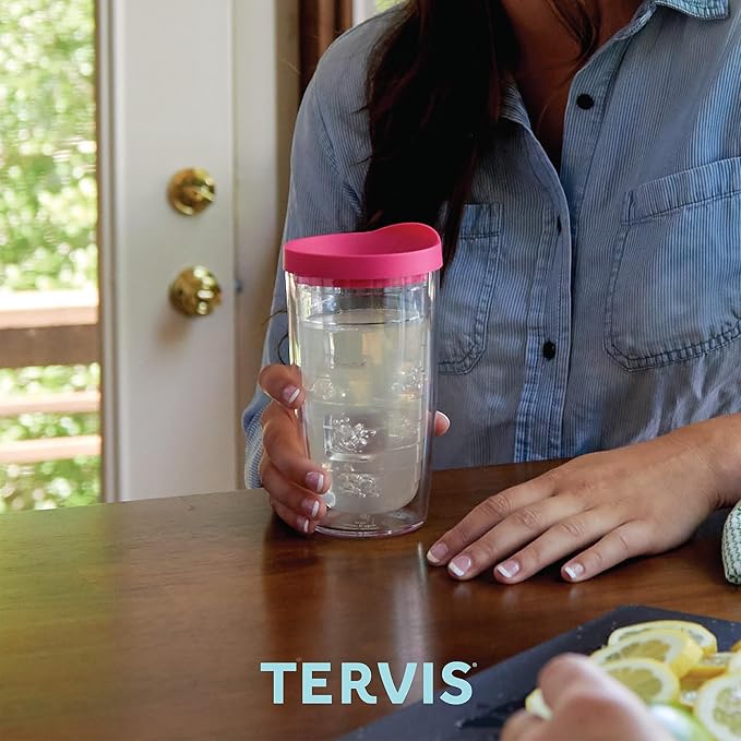 Tervis Clear & Colorful Tabletop Made in USA Double Walled Insulated Tumbler - Image 6