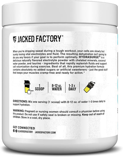 Jacked Factory HYDRASURGE Electrolyte Powder - Image 7