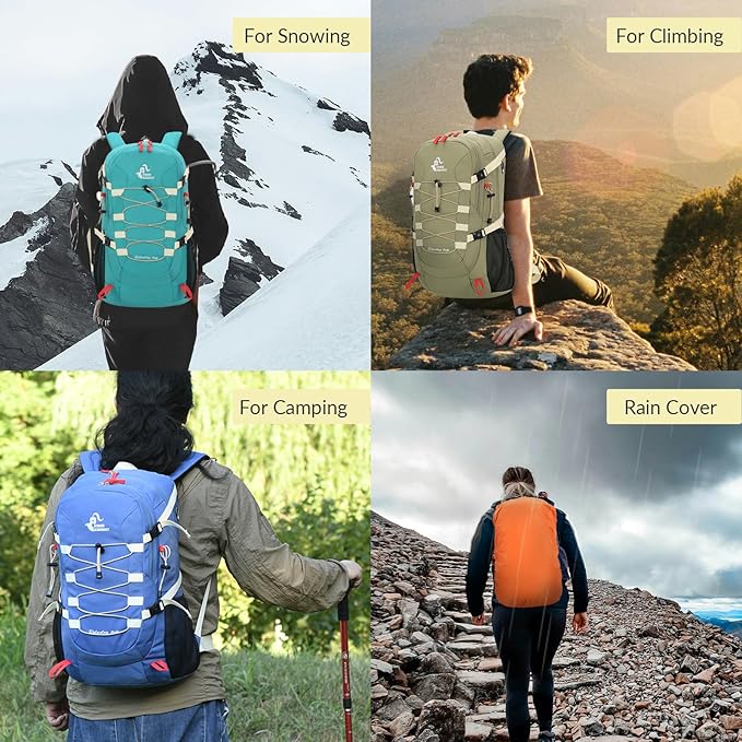 Bseash 40L Waterproof Hiking Backpack - Image 7
