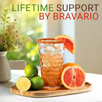 Bravario Hammered Plastic Drinking High Tumbler, Dishwasher-Safe Premium - Image 5