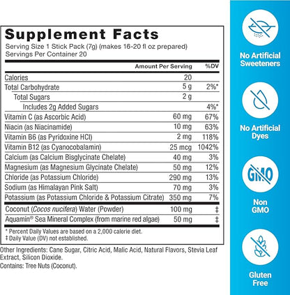 Force Factor Liquid Labs Electrolytes Powder Packets—Lemon Lime—Hydration - Image 5