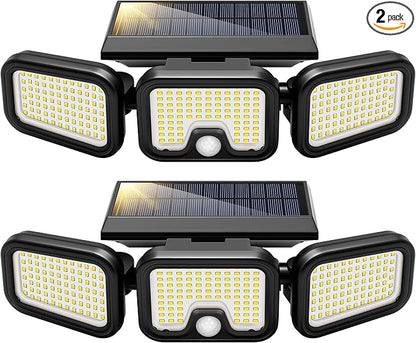VIVOHOME Solar Flood Lights Outdoor, 256 LED 2500LM Motion Sensor Lights by VIVOHOME