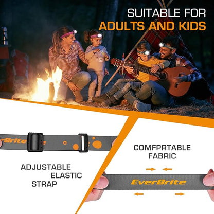 EverBrite Rechargeable Headlamp, 2 Pack Kids & Adult Headlamp - Image 9