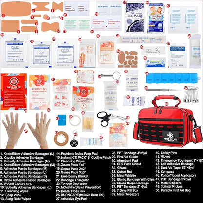 VRIEXSD Premium 450 Piece Large First Aid Kit - Image 2
