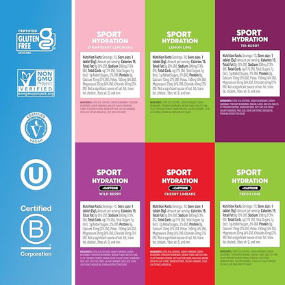 Nuun Sport + Caffeine Electrolyte Tablets – Dissolvable in Water, Variety Packs - Image 5