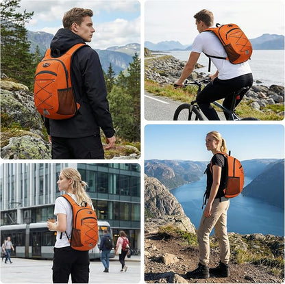 Ultra-Light Soft Daypack 15L/20L, Cushioned Breathable Back Panel Backpack - Image 7