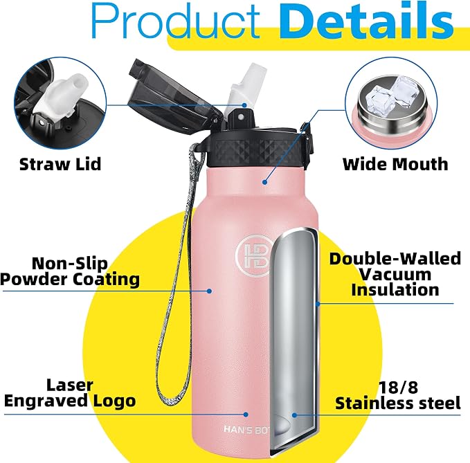 Han's Bottle Kids Water Bottle - Image 5