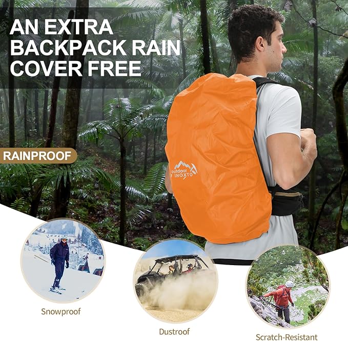 IX INOXTO Hiking Backpack, 26L/40L Waterproof Hiking Daypack - Image 6