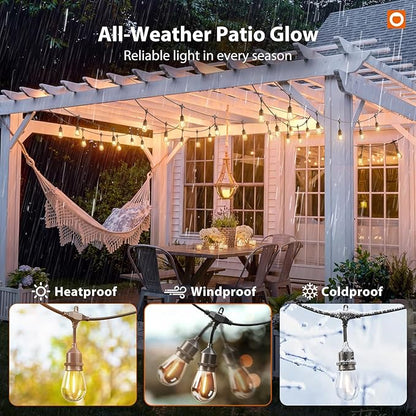 addlon 100FT Outdoor String Lights - Image 5